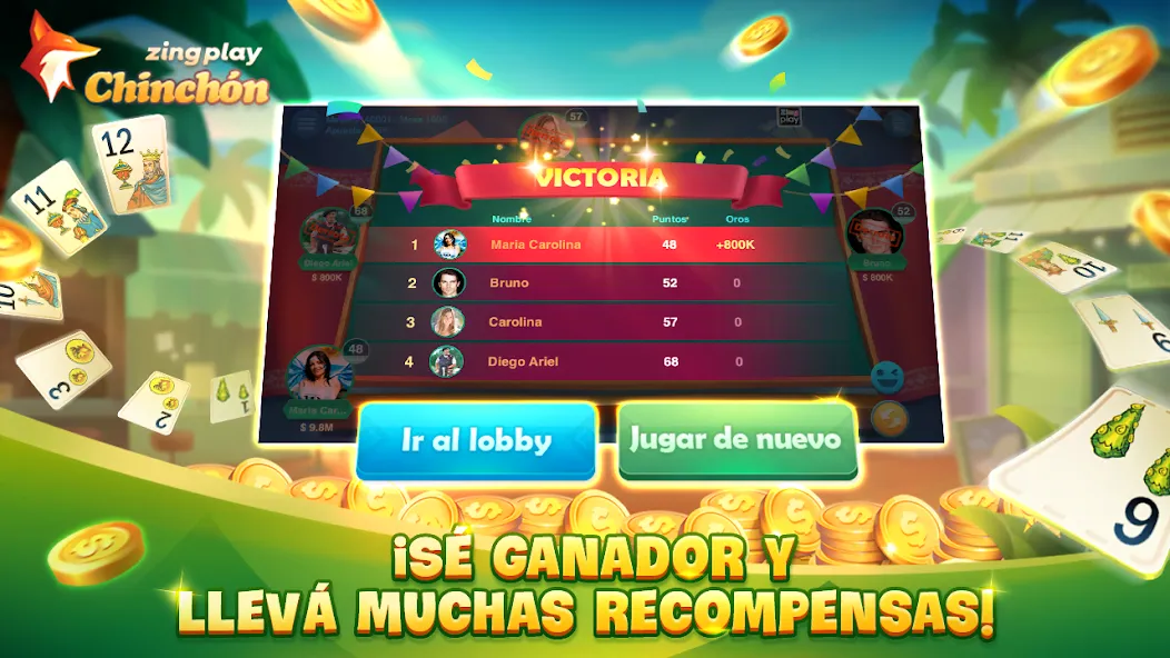 ChinChón Zingplay Juego Online — скриншот 5
