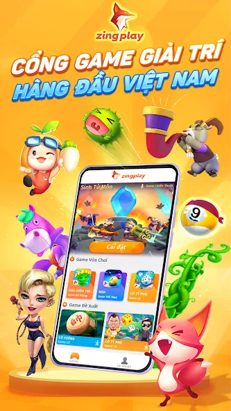 ZingPlay HD Cổng game giải trí — скриншот 1 ZingPlay HD Cổng game giải trí — скриншот 1