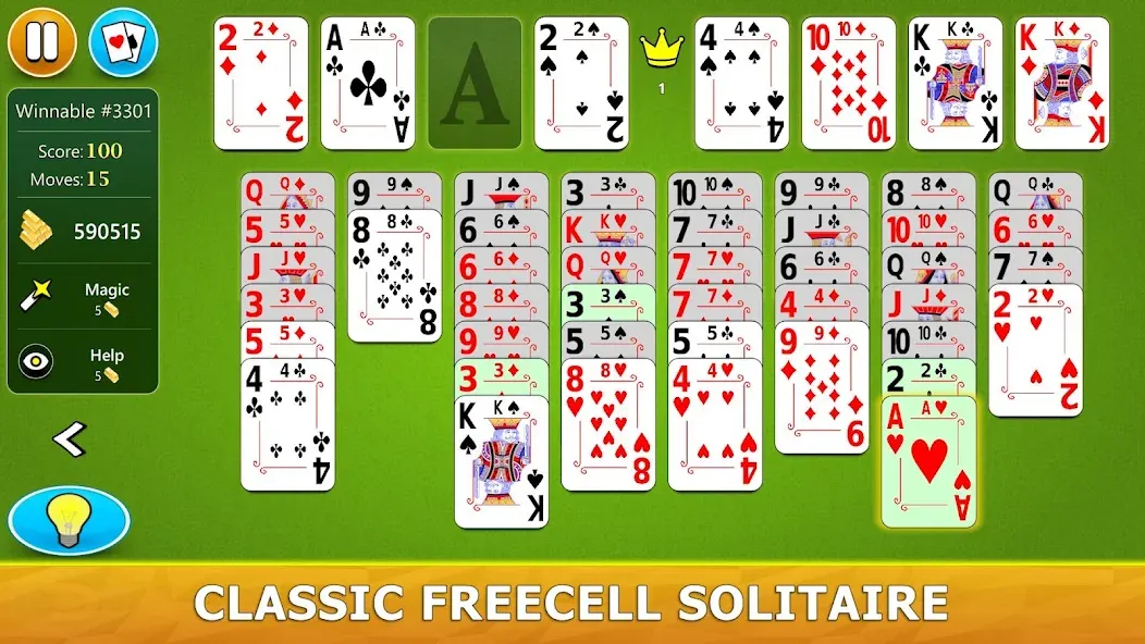 FreeCell Solitaire - Card Game — скриншот 1