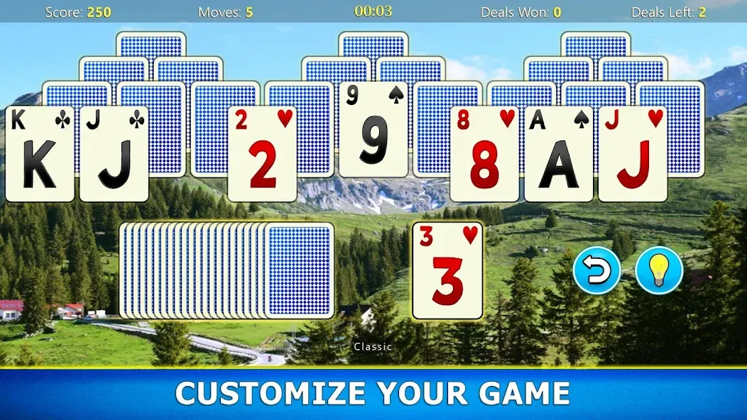 TriPeaks Solitaire Mobile — скриншот 3