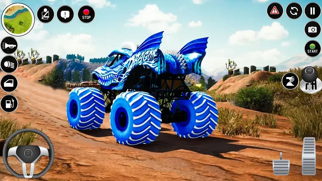 Extreme Monster Truck Game 3D — скриншот 1
