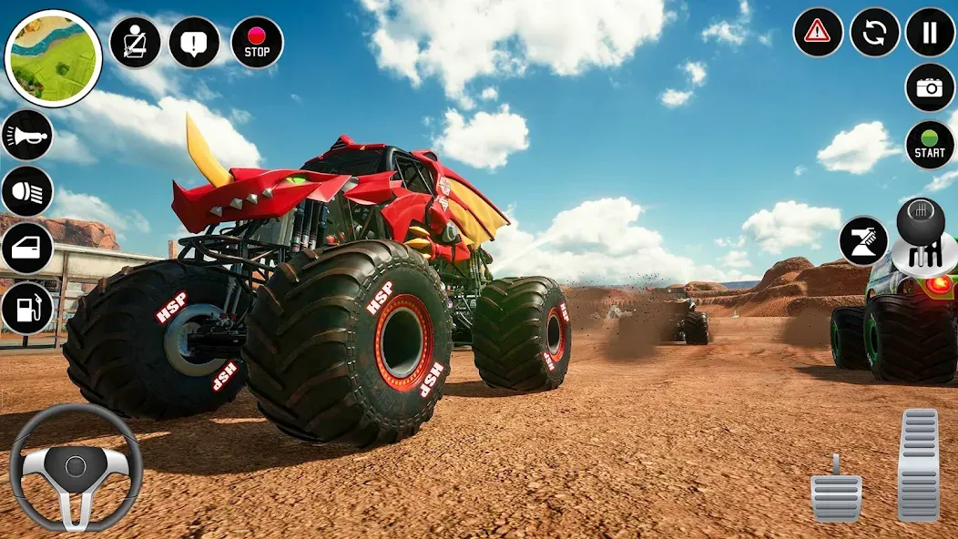 Extreme Monster Truck Game 3D — скриншот 2