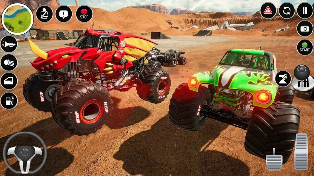 Extreme Monster Truck Game 3D — скриншот 3