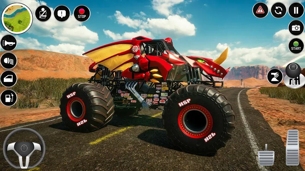 Extreme Monster Truck Game 3D — скриншот 4
