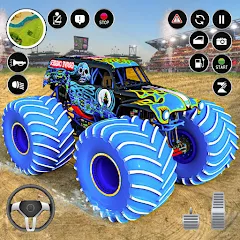 Скачать взлом Extreme Monster Truck Game 3D — Много денег