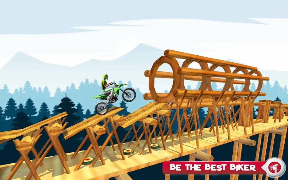 Motor Bike Stunt Racing Games — скриншот 5