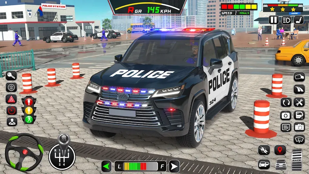 Police Car Driving School Game — скриншот 1 Police Car Driving School Game — скриншот 1