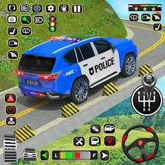 Скачать взломанную Police Car Driving School Game — Много денег