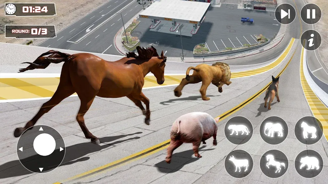 GT Animal 3D: Racing Game — скриншот 1