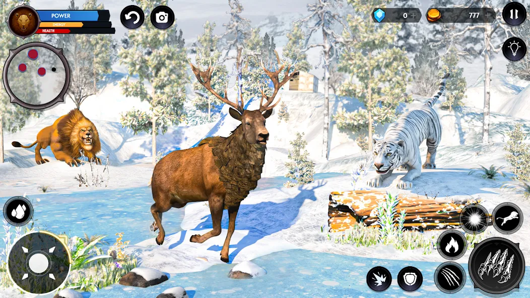 Lion Simulator Wild Lion Games — скриншот 1