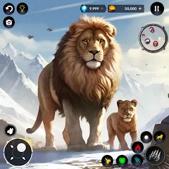 Скачать Lion Simulator Wild Lion Games — MOD APK Много денег