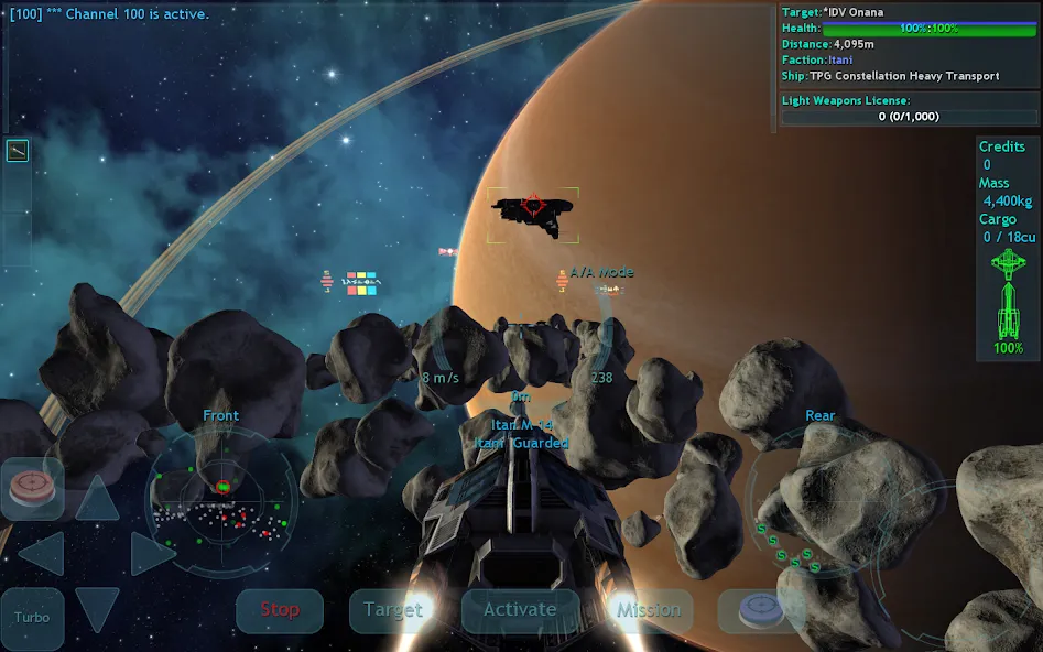 Vendetta Online (3D Space MMO) — скриншот 3