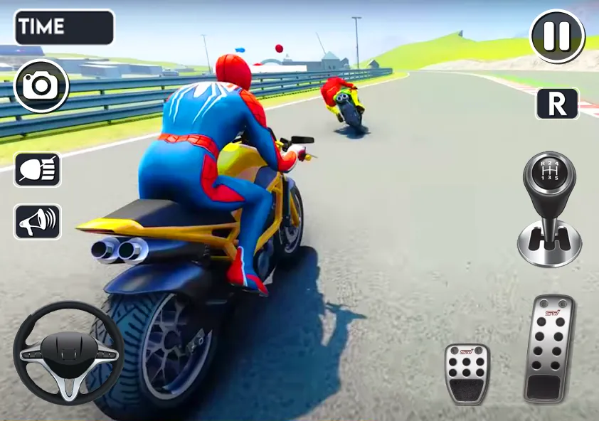 Spider Bike Stunt 3D Mega Ramp — скриншот 2