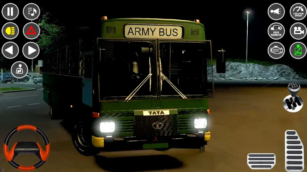 US Military Coach Simulator 3D — скриншот 1