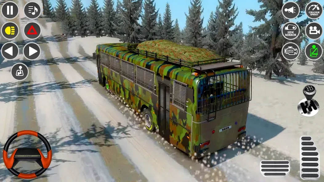 US Military Coach Simulator 3D — скриншот 2