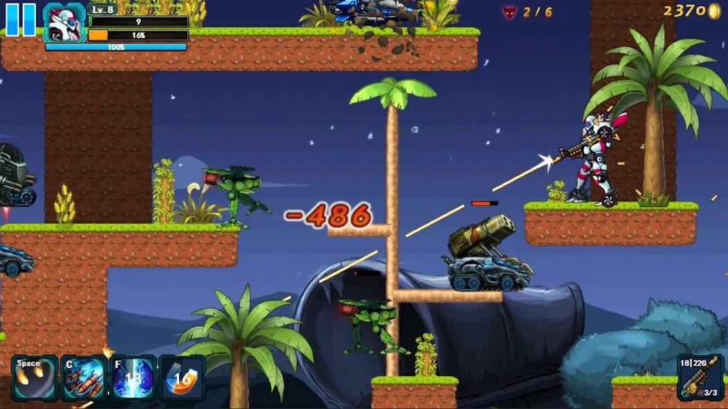 Robot War Transformation Game — скриншот 2