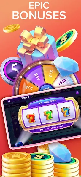 High 5 Casino: Real Slot Games — скриншот 5