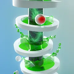 Helix Jump — MOD APK Много денег
