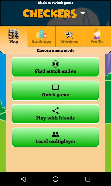 Checkers Online - Duel friends — скриншот 3
