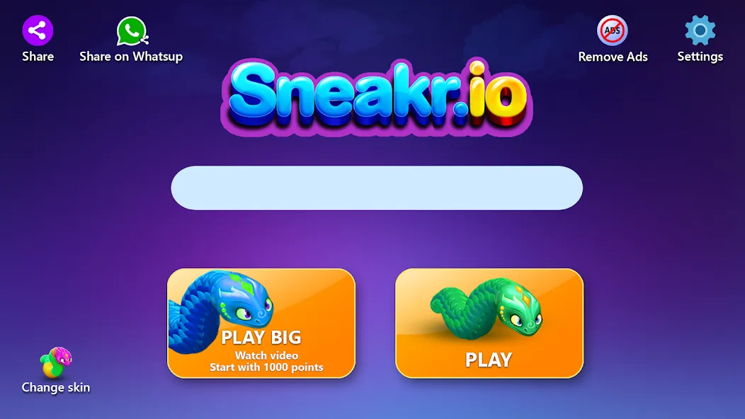 Sneak.io - Snake Game — скриншот 5