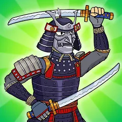 Crazy Samurai — MOD Много денег и открыты все мечи