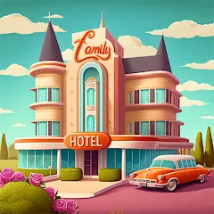 Взлом Merge Hotel: Family Story Game — Много денег