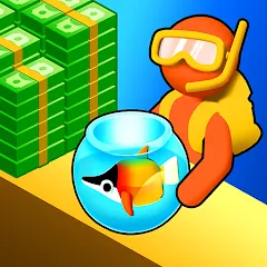 Скачать Aquarium Land - Fishbowl World — Много денег и без рекламы