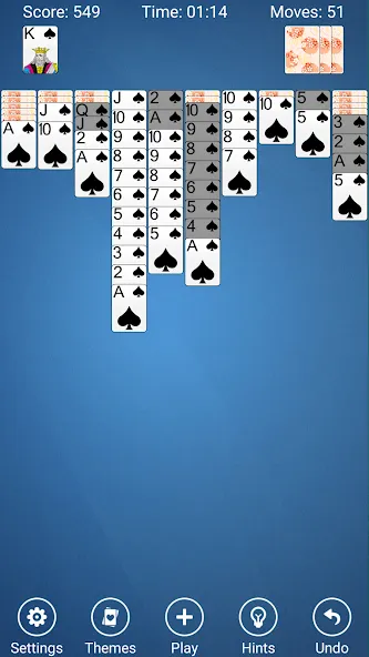 Spider Solitaire — скриншот 5
