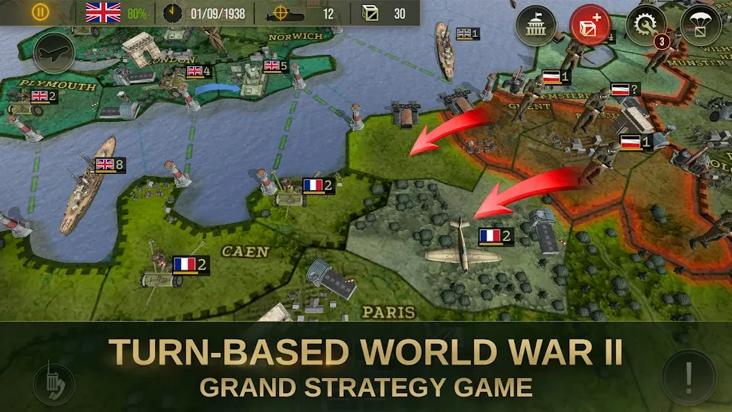 Strategy&Tactics 2: WWII — скриншот 1 Strategy&Tactics 2: WWII — скриншот 1