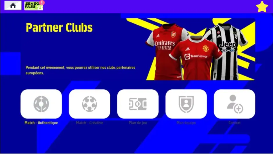 PESfOOTBALL MOBILE 2023 — скриншот 1