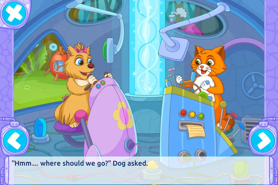 Cat & Dog Story Adventure Game — скриншот 1 Cat & Dog Story Adventure Game — скриншот 1