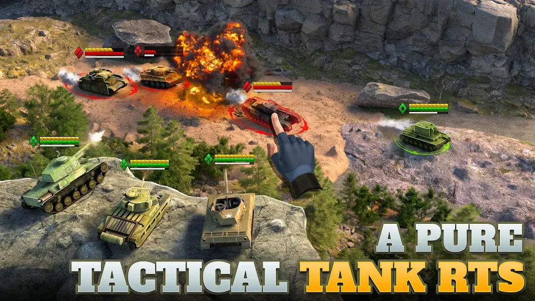 Tanks Charge: Online PvP Arena — скриншот 1