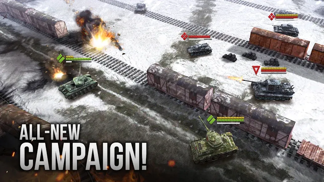Armor Age: WW2 tank strategy — скриншот 1