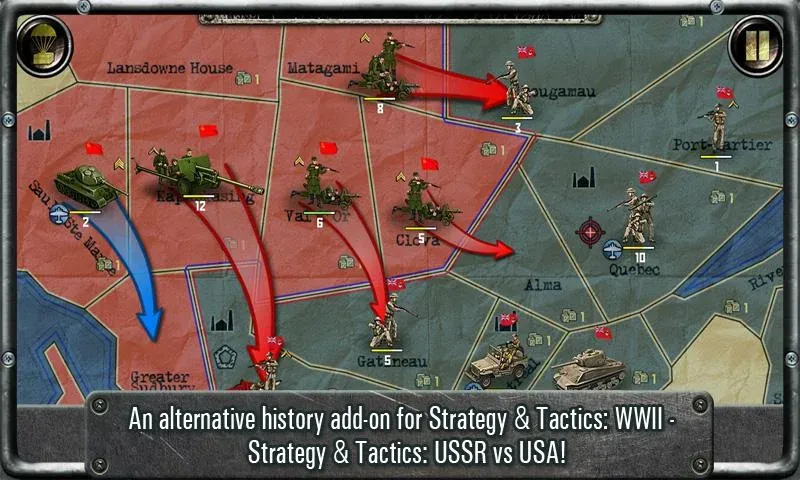 Strategy & Tactics-USSR vs USA — скриншот 1 Strategy & Tactics-USSR vs USA — скриншот 1