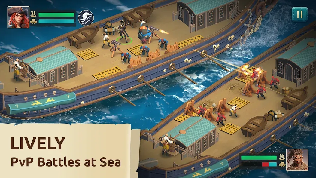 Pirate Ships・Build and Fight — скриншот 1 Pirate Ships・Build and Fight — скриншот 1