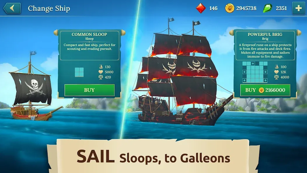 Pirate Ships・Build and Fight — скриншот 3 Pirate Ships・Build and Fight — скриншот 3