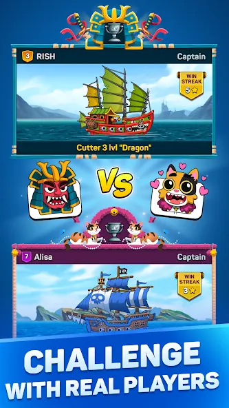 Pirates & Puzzles:Ship Battles — скриншот 4 Pirates & Puzzles:Ship Battles — скриншот 4