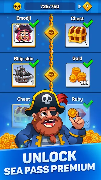 Pirates & Puzzles：Ship Battles — скриншот 5