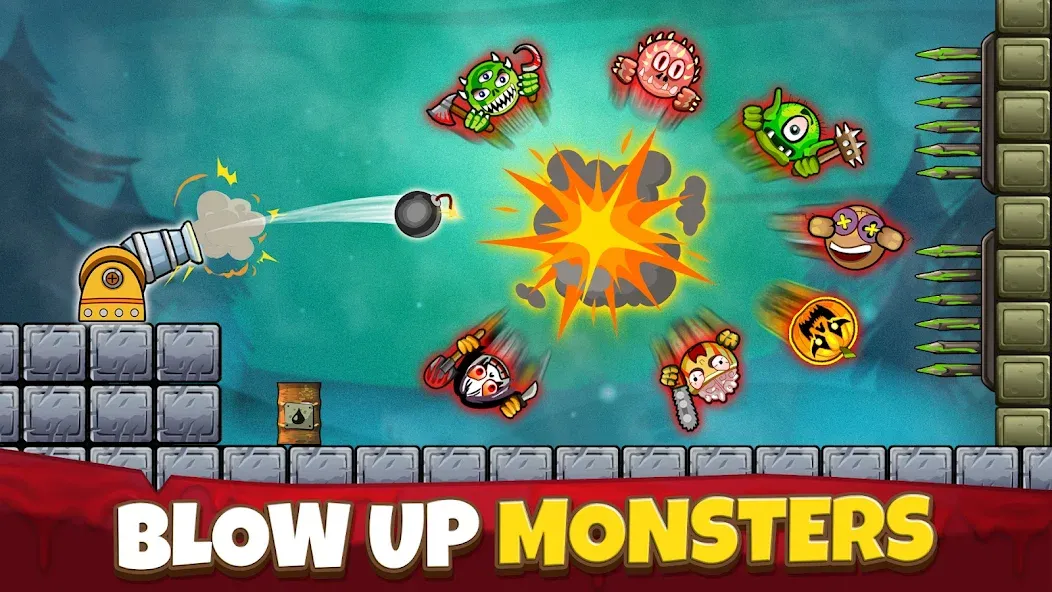 Crush the Monsters：Foul Puzzle — скриншот 1