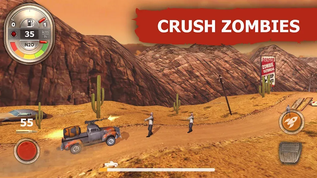 Zombie Derby — скриншот 1