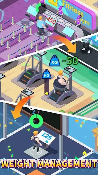 Fitness Club Tycoon — скриншот 1