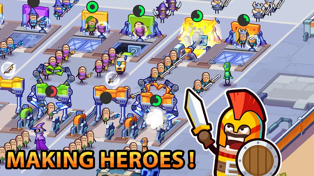 Hero Making Tycoon: Idle Games — скриншот 1 Hero Making Tycoon: Idle Games — скриншот 1