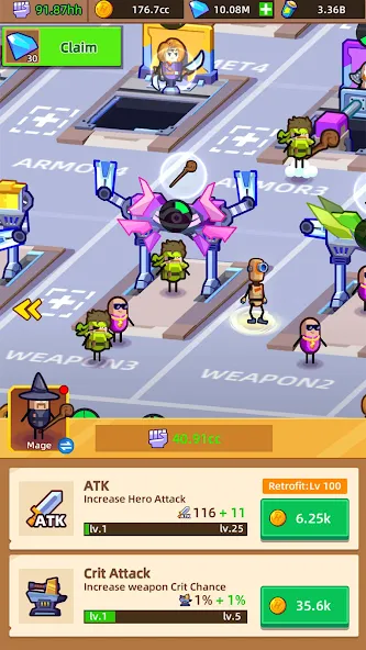 Hero Making Tycoon: Idle Games — скриншот 5