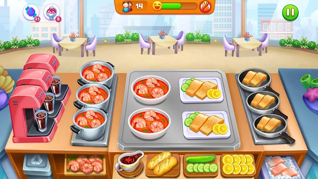 Cooking Restaurant Food Games — скриншот 1