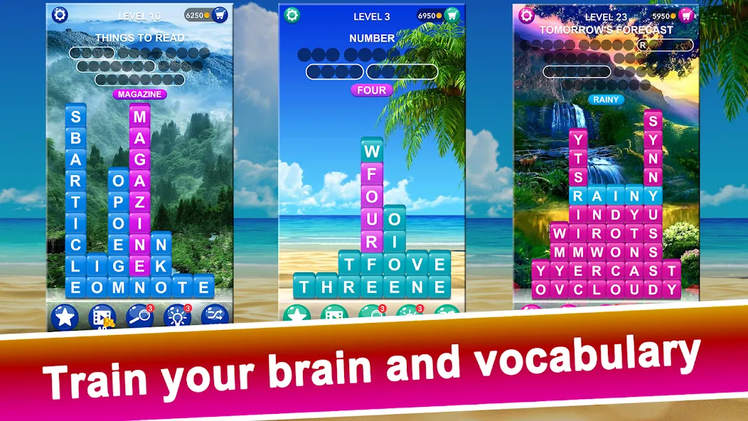Word Tiles :Hidden Word Search — скриншот 4