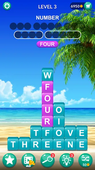 Word Tiles :Hidden Word Search — скриншот 5