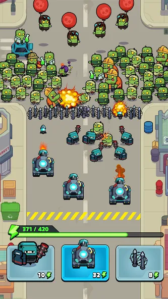 Police vs Zombie: Zombie City — скриншот 1
