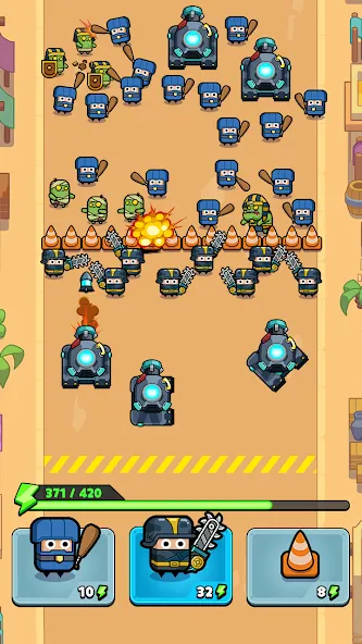 Police vs Zombie: Zombie City — скриншот 2