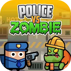 Скачать Police vs Zombie: Zombie City — MOD APK Много денег