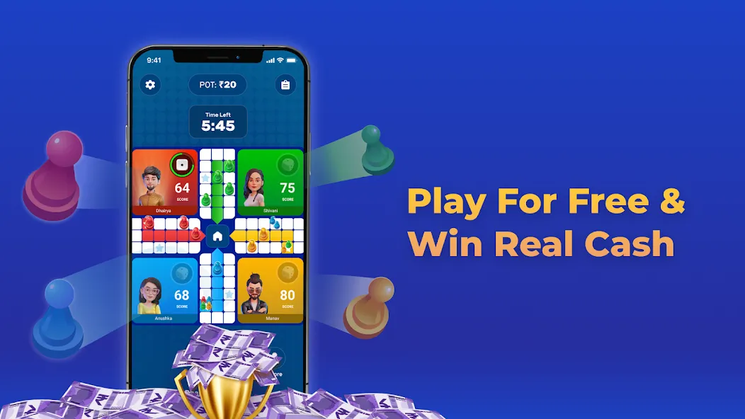 Play Ludo Game Online Win Cash — скриншот 1